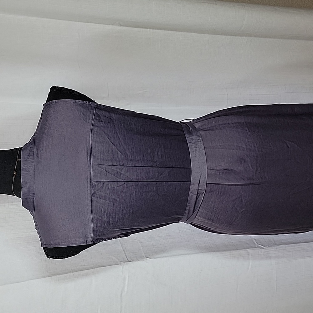Motherhood Maternity Sleeveless Button-up Dress w/Belt - Picture 12 of 16